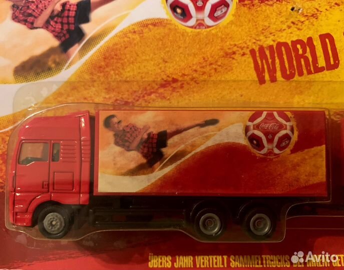 Коллекционный грузовик Кока-кола Уефа Евро 2004