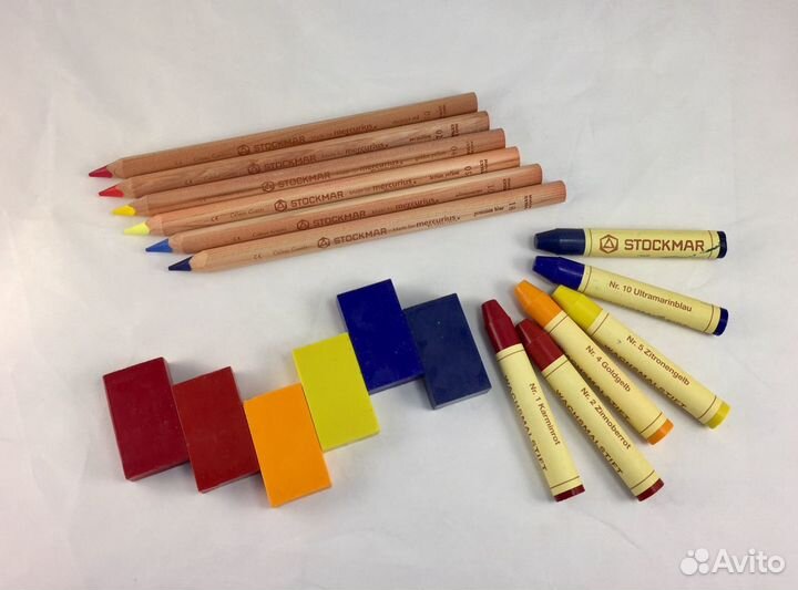 Канцтовары Stockmar краски, мелки и кисть