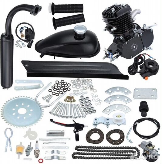 Двигатель для велосипеда Веломотор Запчасти двс