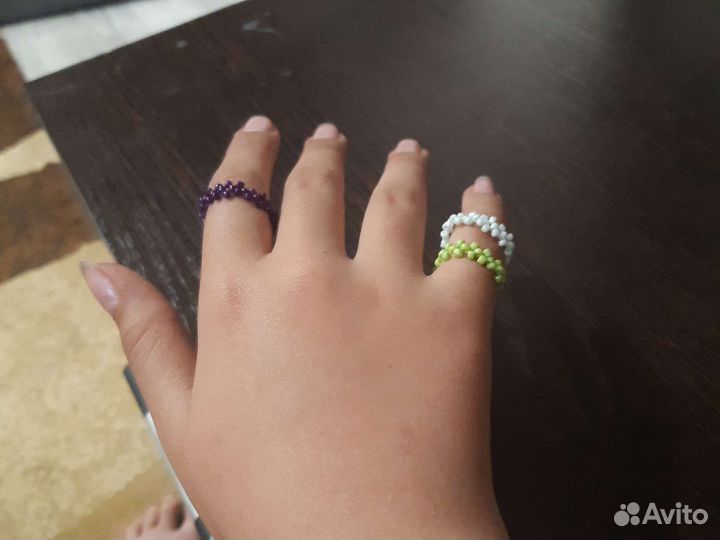 Кольцо из бисера