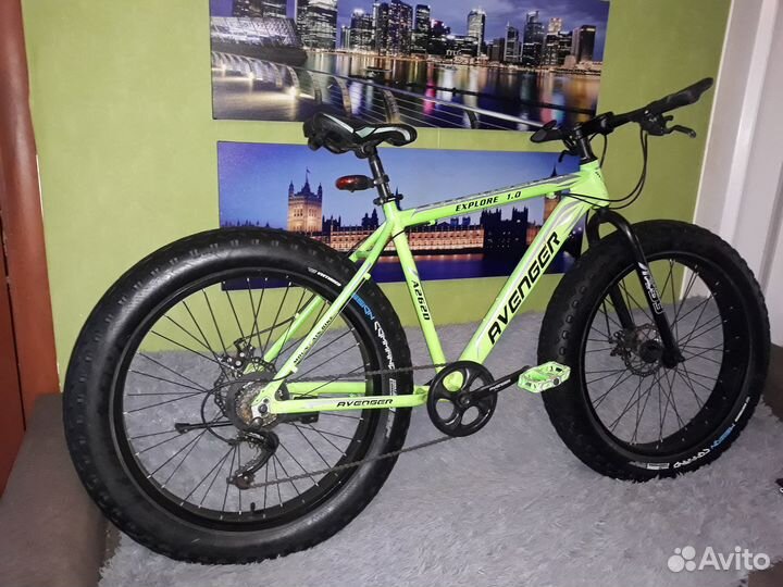 Фетбайк алюминиевый 21 рама. Shimano