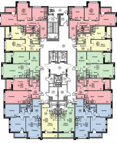 Своб. планировка, 29,9 м², 14/25 эт.