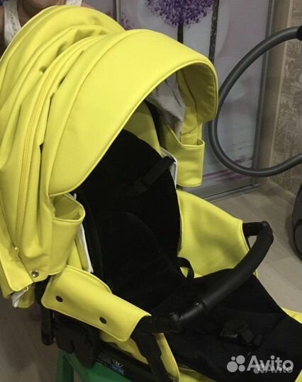 Коляска 2 в 1 adamex экокожа