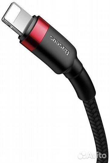 Кабель USB-C baseus Cafule, Type-C - Lightning, 2