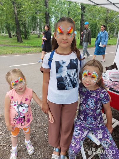 Аквагрим на хеллоуин, мейкап,тату,бьютибар