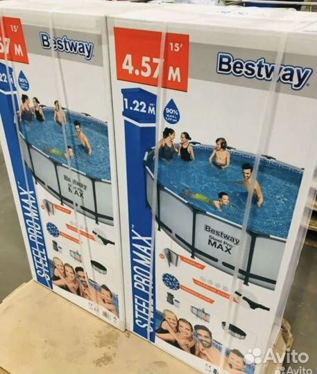 Каркасный бассейн 457х122см новые и другие