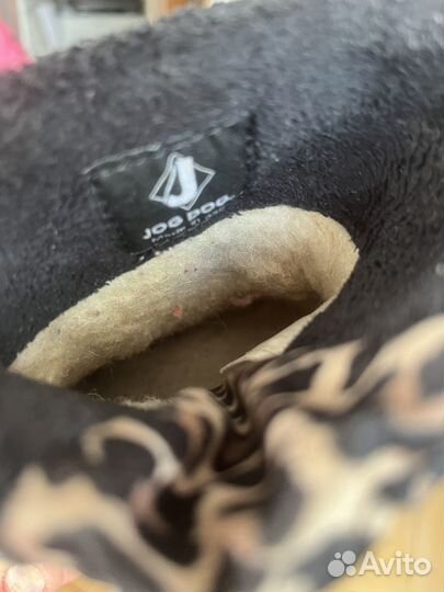 Леопардовые сапожки зима Jog Dog Италия, 25-26 р