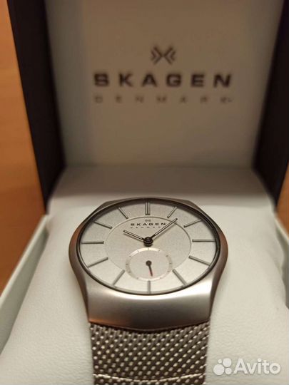 Часы Skagen 916xlsss стальные с кварцевым механизм