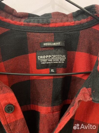 Рубашка cropp xl в клетку