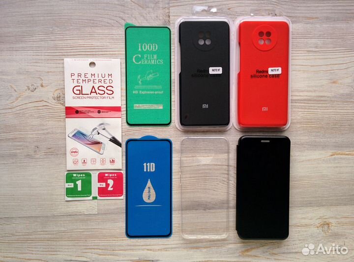 На Xiaomi redmi note 9t стекло пленка чехол