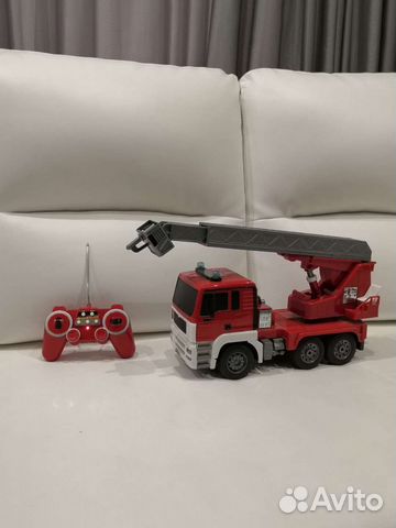 Пожарная машина на пульте управления