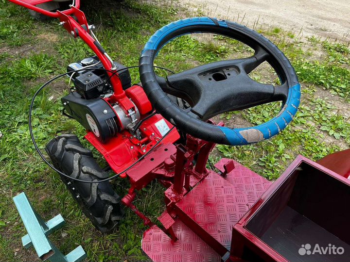 Мотоблок агат с адаптером