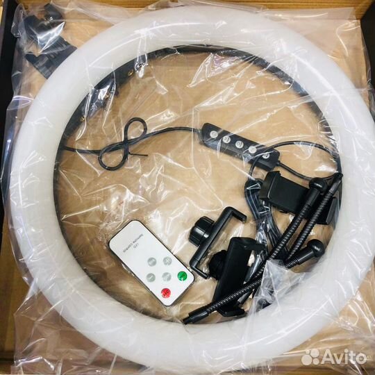 Кольцевая лампа 26см+ штатив