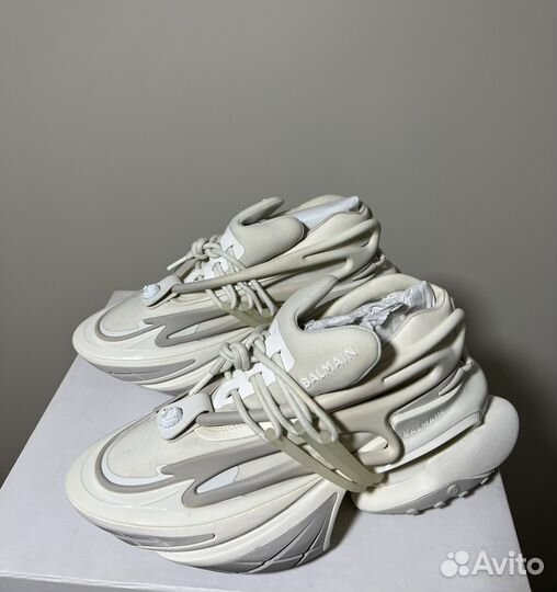 Кроссовки Balmain Unicorn Chunky Sneakers White