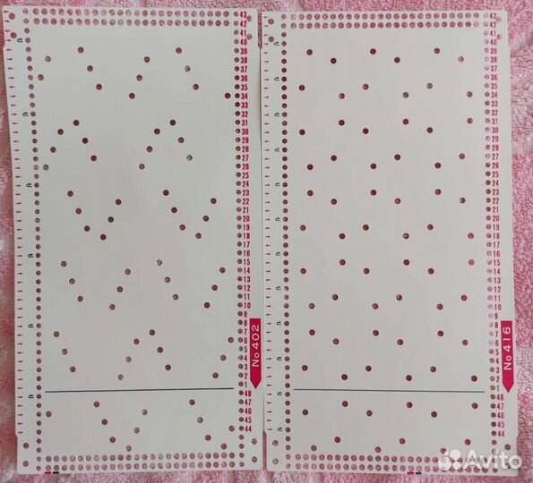 Перфокарты для вязальных машин на 24 петли