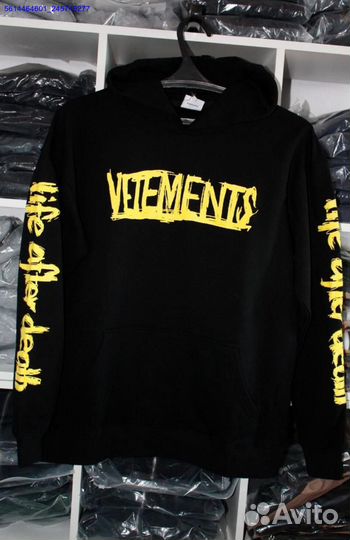 Худи Vetements oversize black (Арт.33084)
