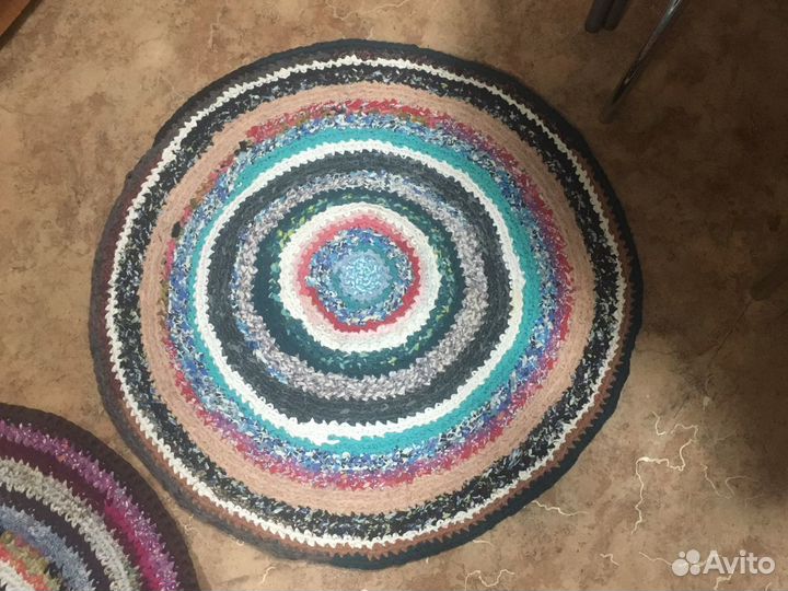 Вязанные коврики