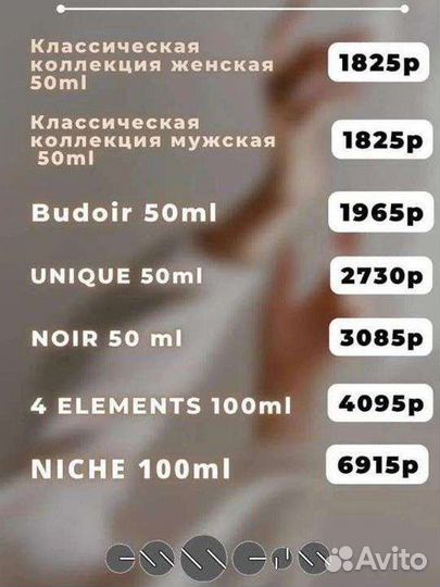 Парфюм чешской компании essens