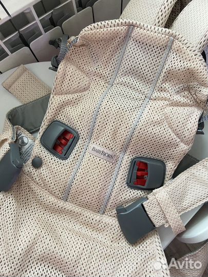 Новый эргорюкзак babybjorn one mesh розовый