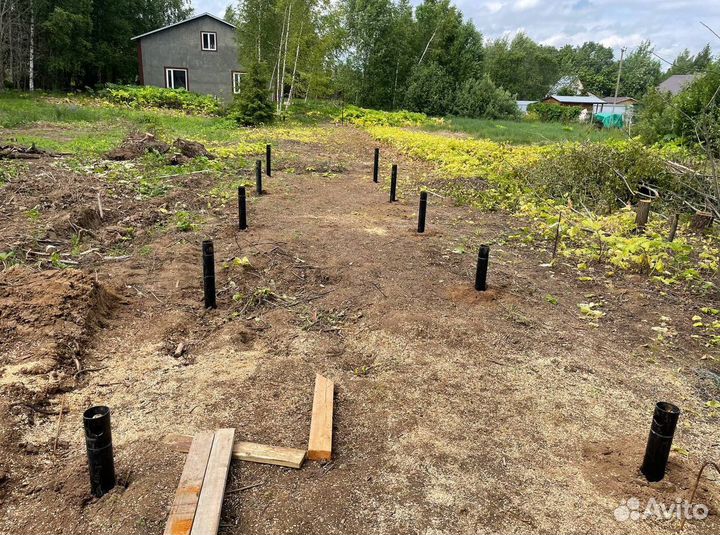 Винтовые сваи под ключ