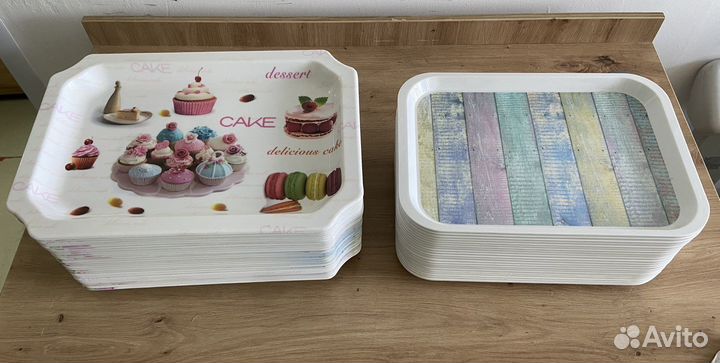 Пластиковые подносы бу