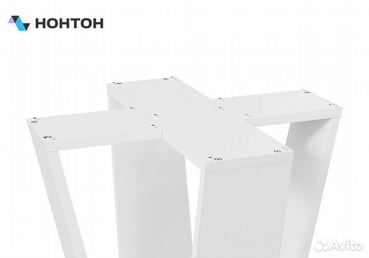 Стол обеденный Райнер тип 1 белый / дуб крафт золо