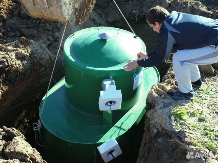 Септик эко Малахит 5 под ключ