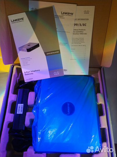 Телефонный VoIP/SIP шлюз Cisco (Linksys) SPA8000