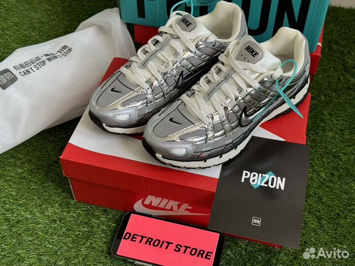 Nike p6000 silver Оригинал