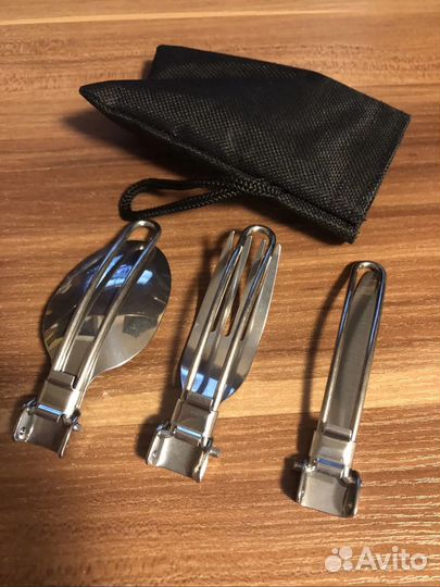 Кемпинговый набор столовых приборов