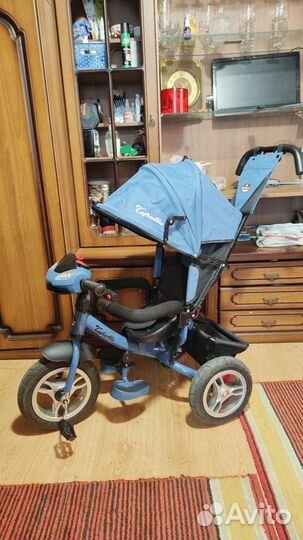 Велосипед corella с родительской ручкой