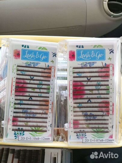 Реснички для наращивания, пучки