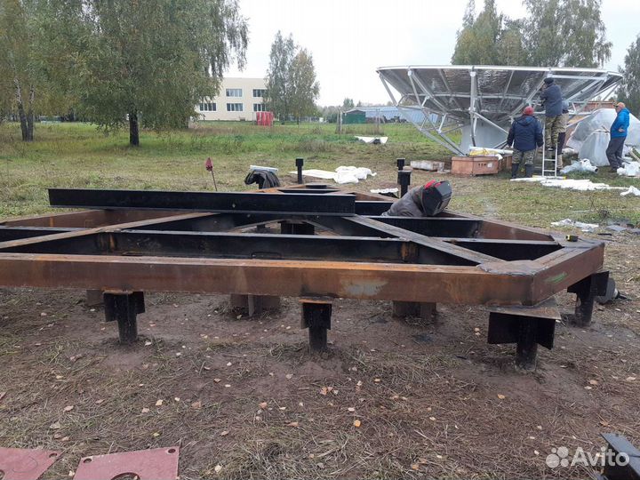 Монтаж винтовых свай