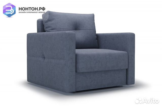 Кресло еврокнижка Вита темно-серое