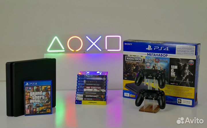 Sony Ps4 Slim 799 Игр / Доставка / Гарантия