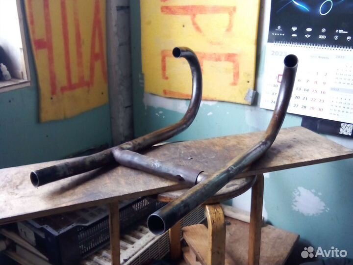 Приёмные трубы глушителей мотоцикла М72 / К750