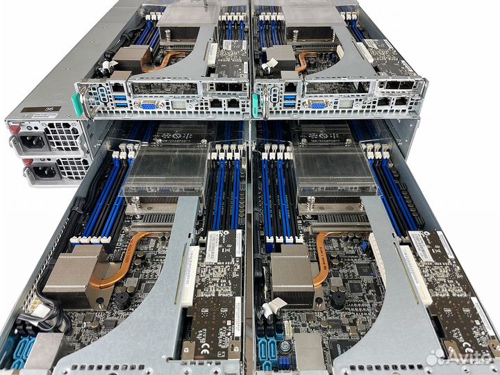 Сервер asus RS720Q-E8-RS12 8xCPU 4* 2x E5-2696v4 2