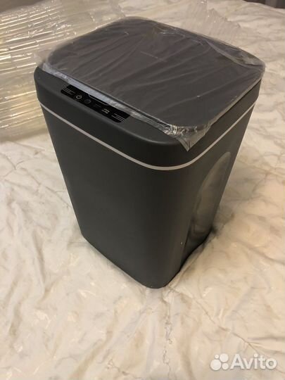 Ведро пластиковое с крышкой автомат