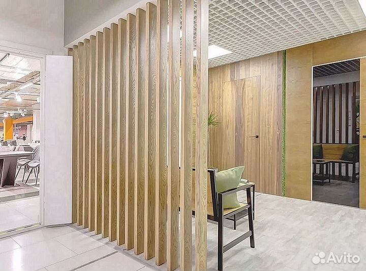 Декоративные рейки перегородки