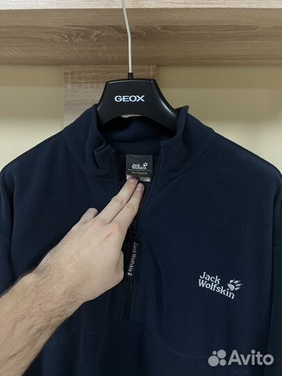 Флисовая кофта jack wolfskin
