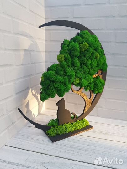 Панно из стабилизированного мха 