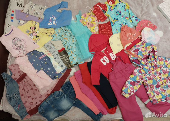 Одежда для девочки 1-3 года пакетом