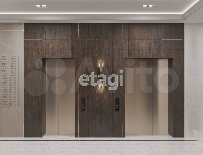 1-к. квартира, 32,1 м², 16/23 эт.