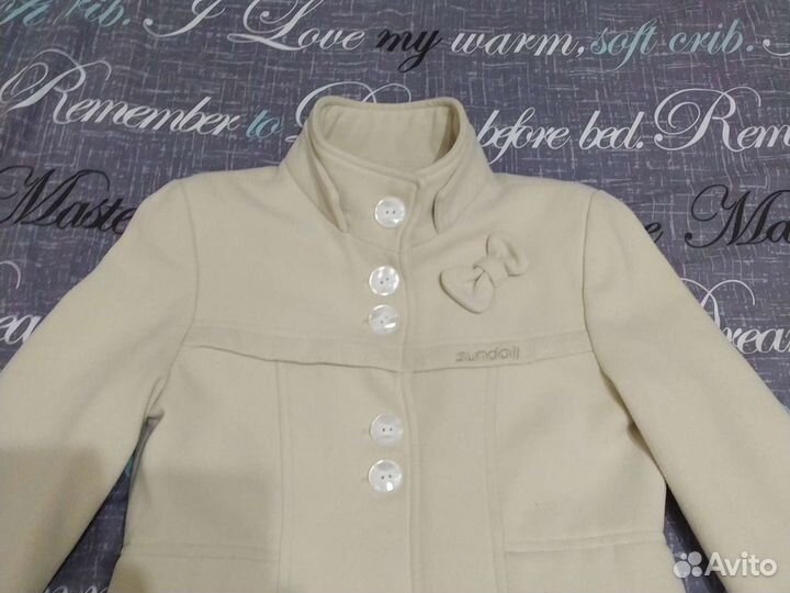 Пальто для девочки 140