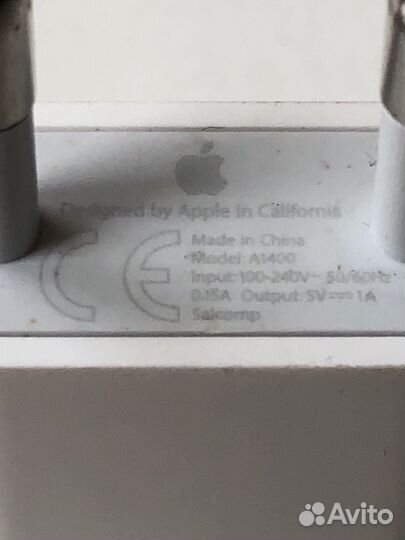 Оригинальная зарядка для Apple iPhone (USB и блок)