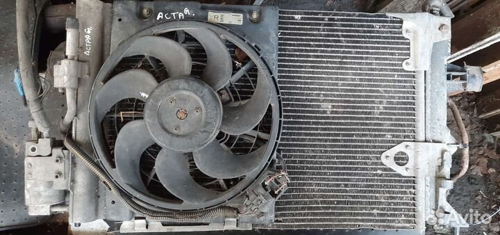 Вентилятор радиатор интеркулер Опель Астра G