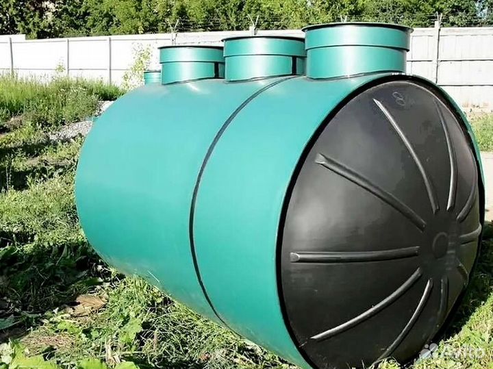 Септик без откачки под ключ + монтаж