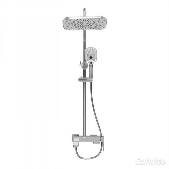 Душ. стойка с верх. душем хром глянц. Pragma 500