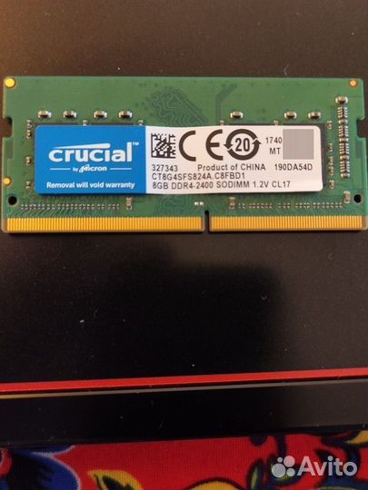 Оперативная память ddr4 8gb sodimm 2400