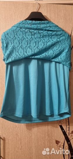 Блузка кружевная на подкладке 48 50